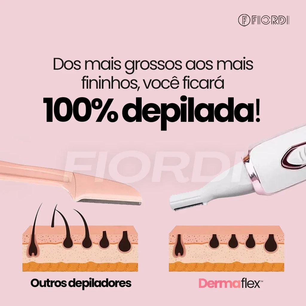 DermaFlex® - Depilador Elétrico 4 em 1