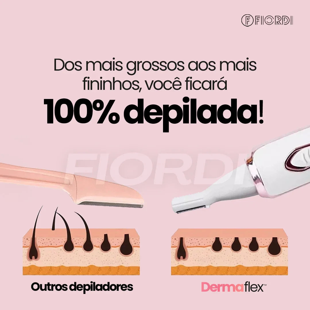 DermaFlex® - Depilador Elétrico 4 em 1