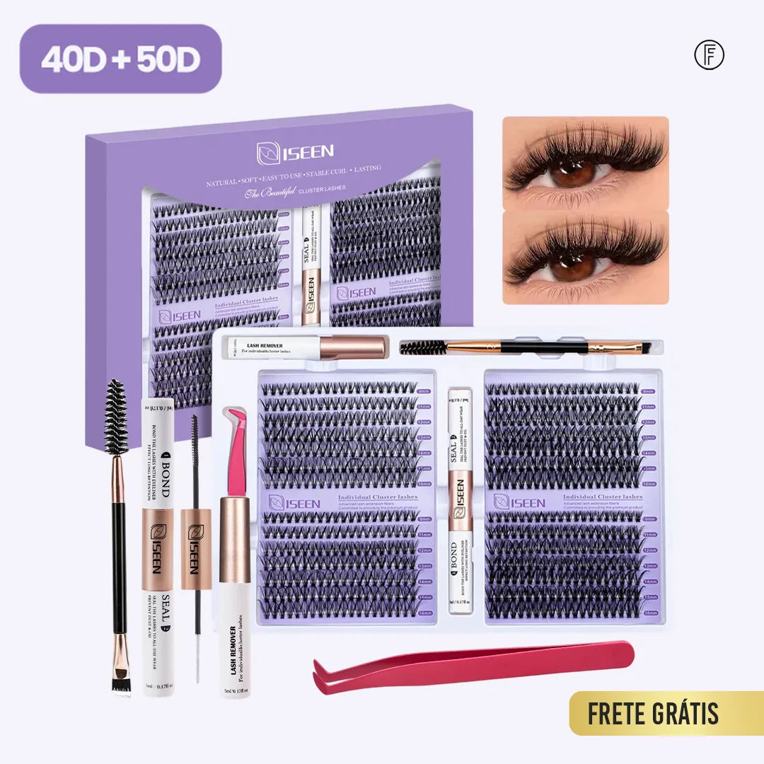 Kit de Extensão de Cílios - LadyUp™